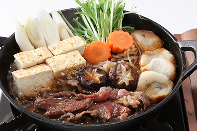 Kansai style sukiyaki