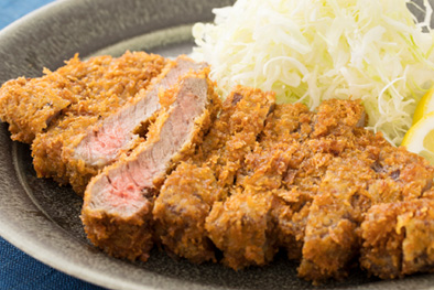 Gyu (Beef) Katsu (Tonkatsu style)