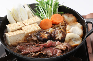 Kansai style sukiyaki